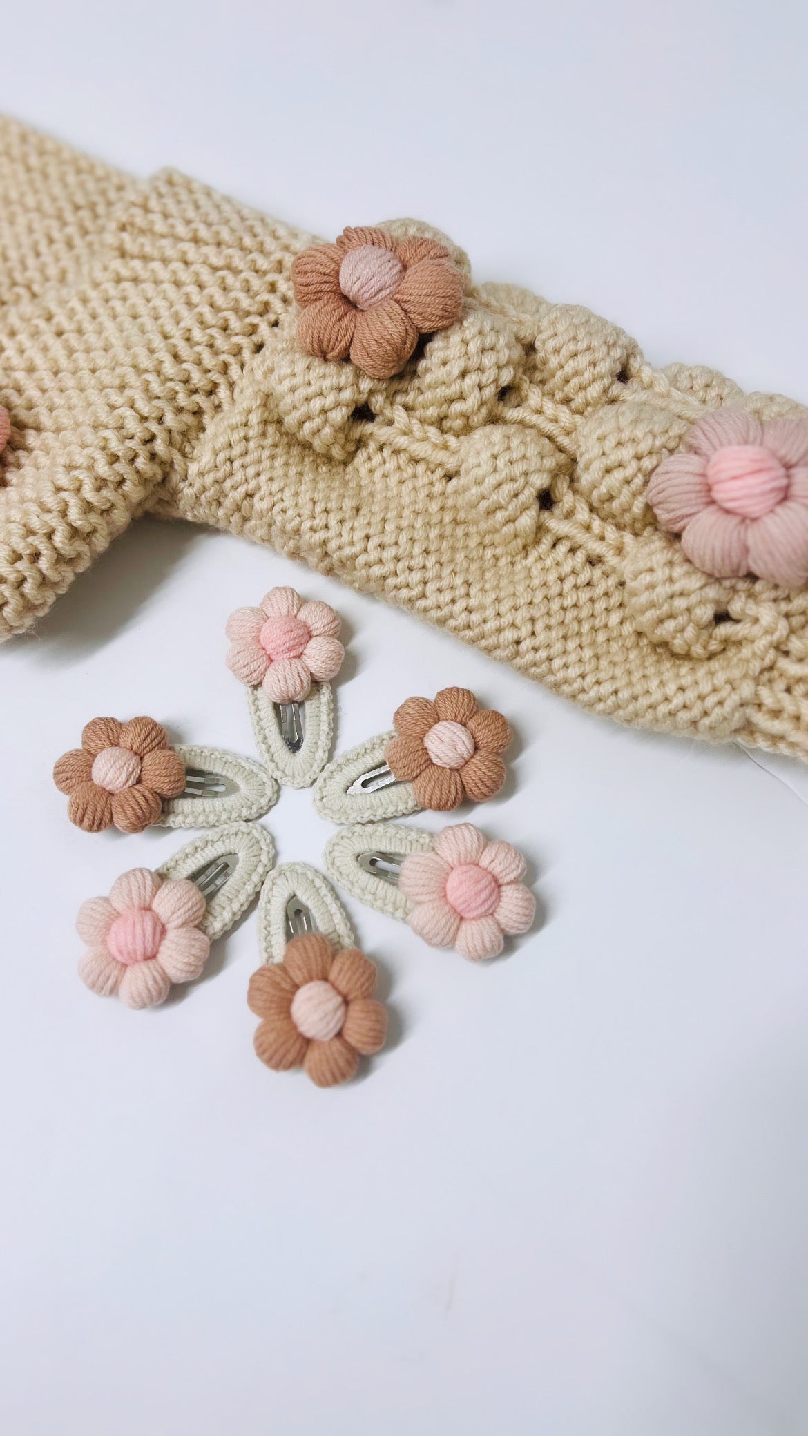 Handmade flower bolero