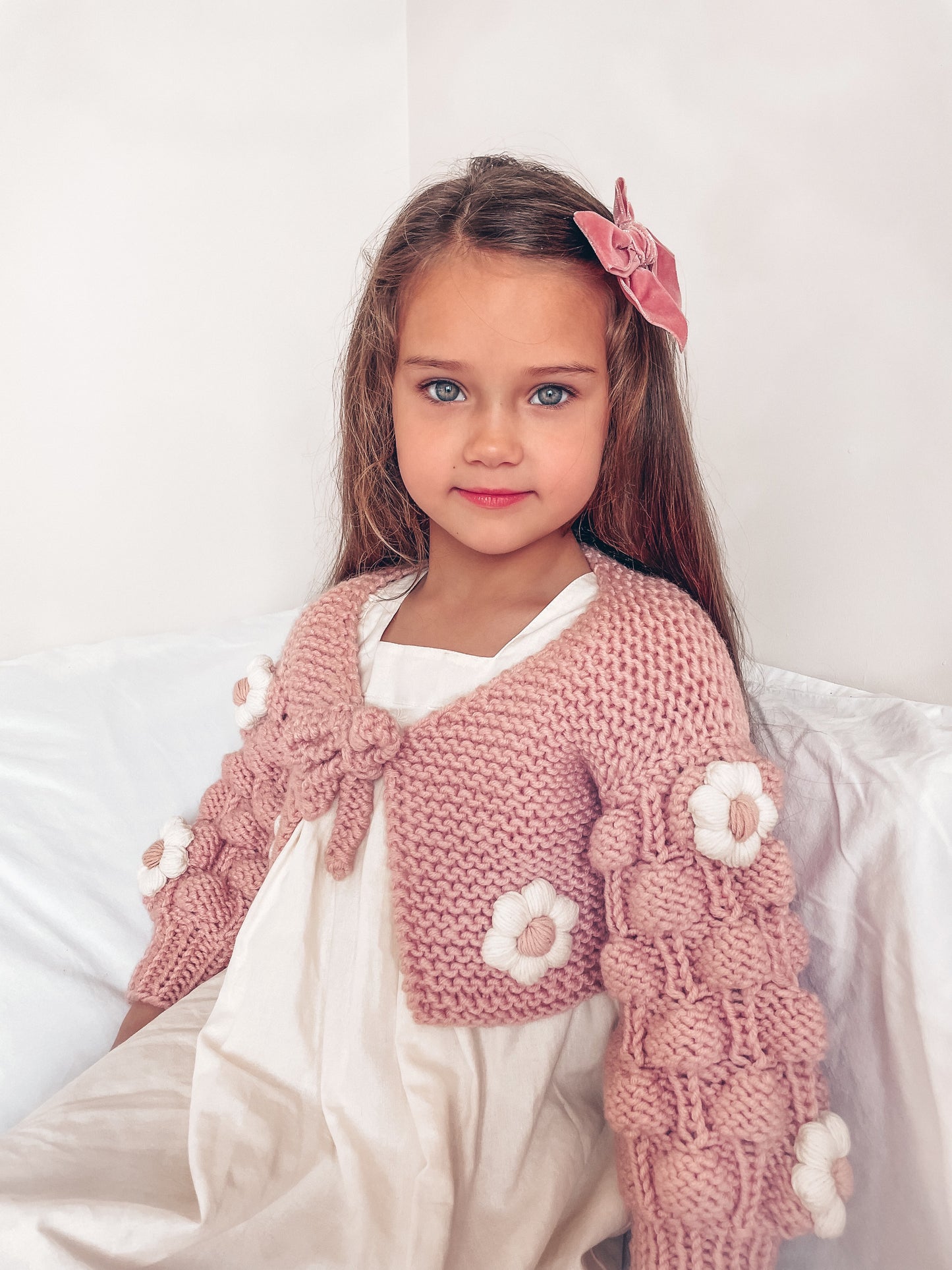Handmade flower bolero