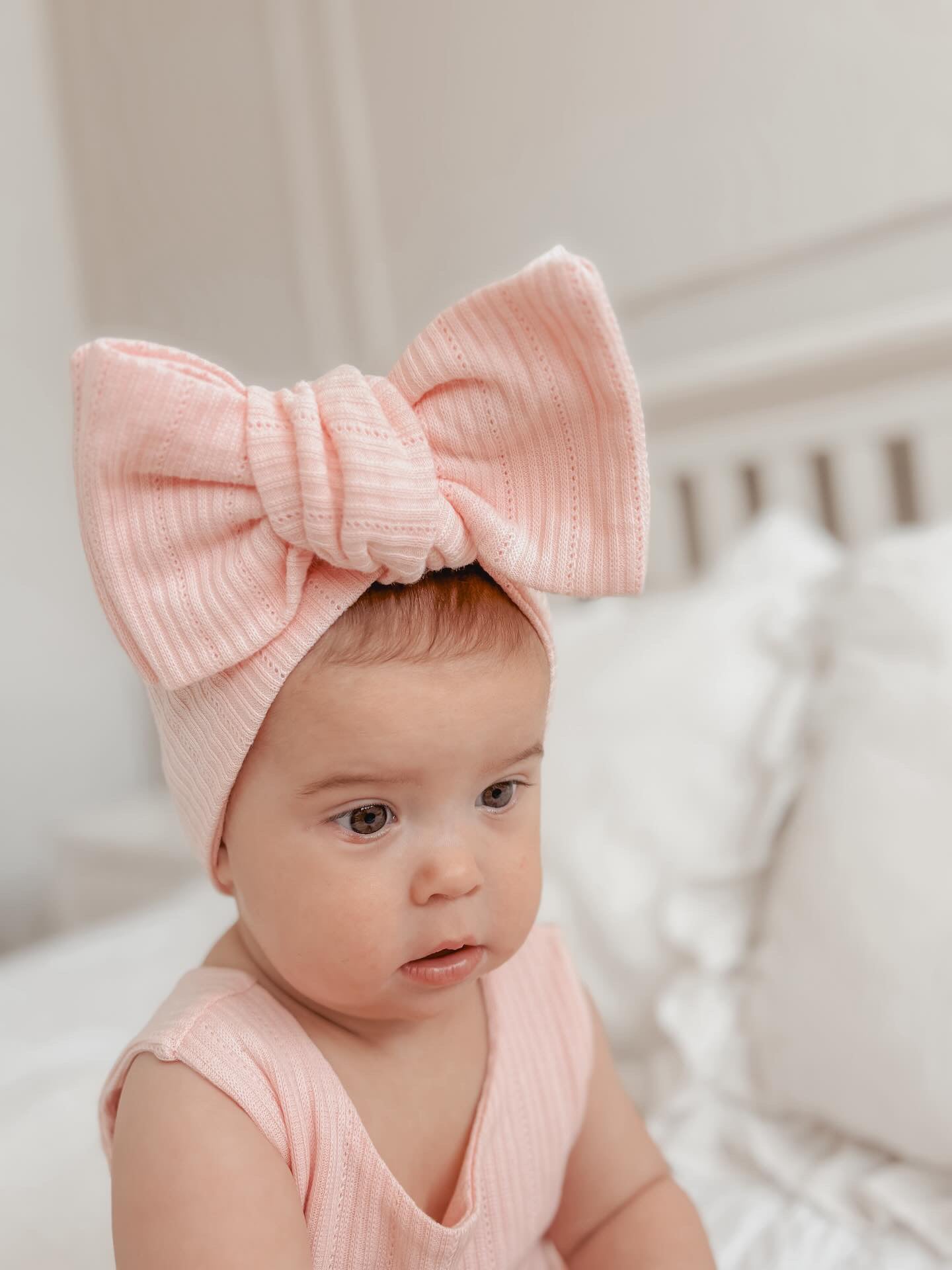 The Raine bummies, peplum top and chunky top knot-sold as a set & available in 2 colours