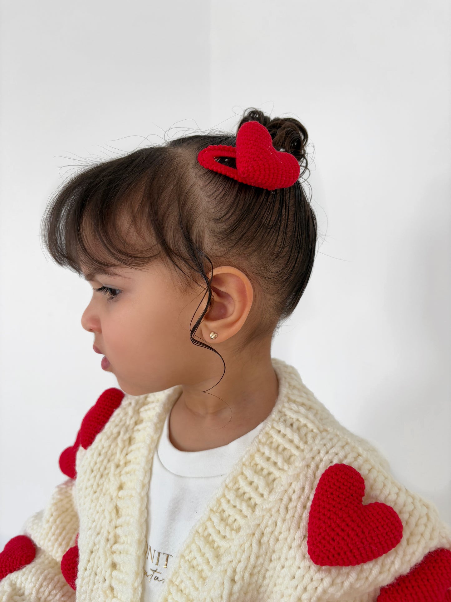 Handmade heart clip