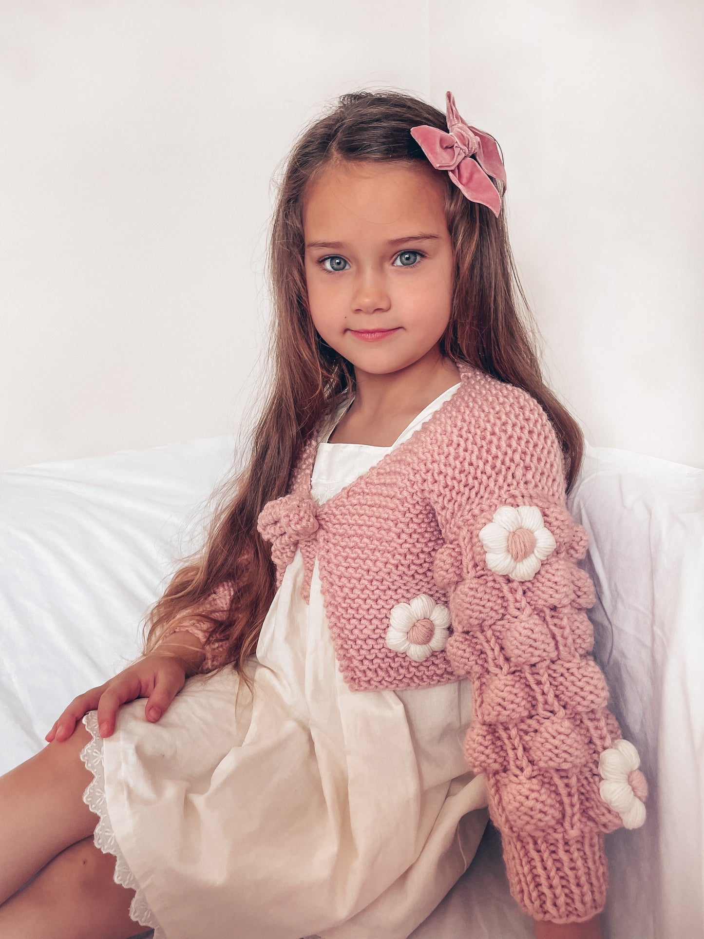 Handmade flower bolero
