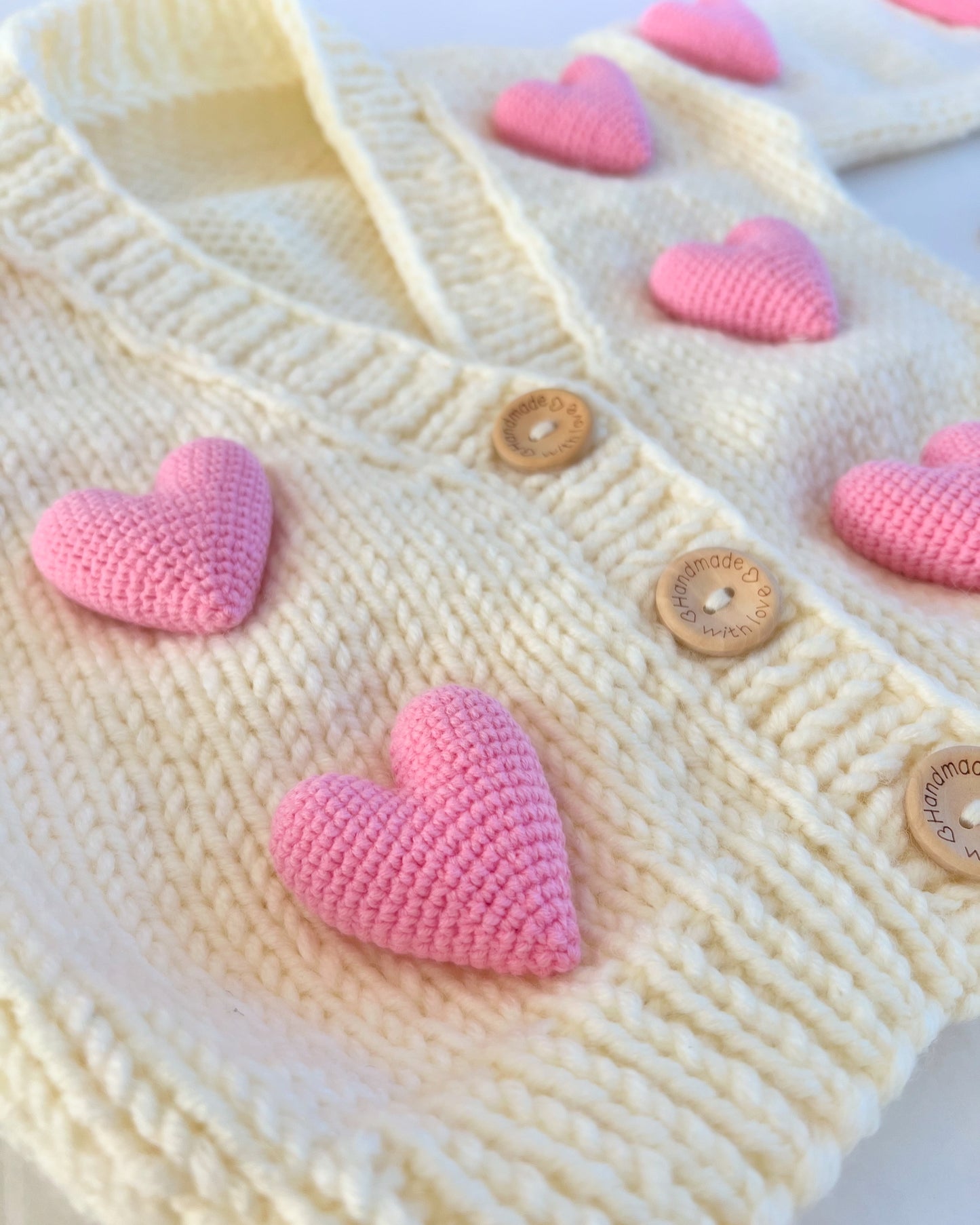 Handmade heart clip