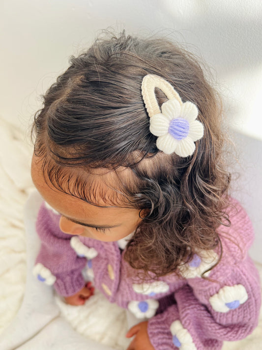 Handmade flower clip