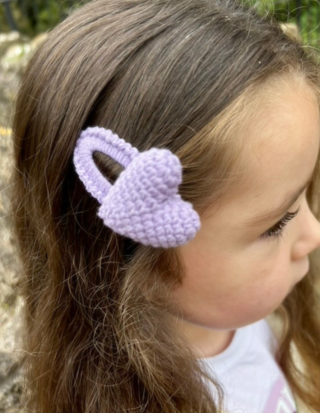 Handmade heart clip