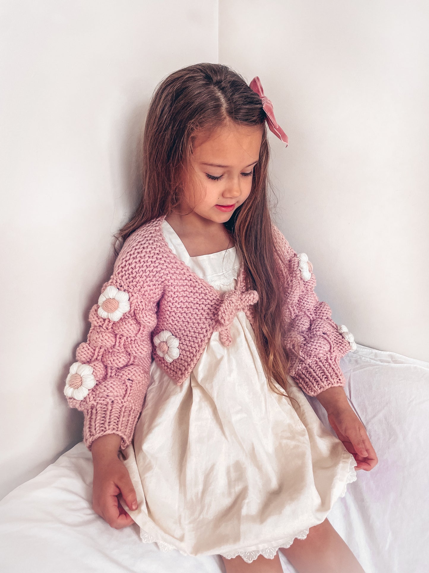 Handmade flower bolero