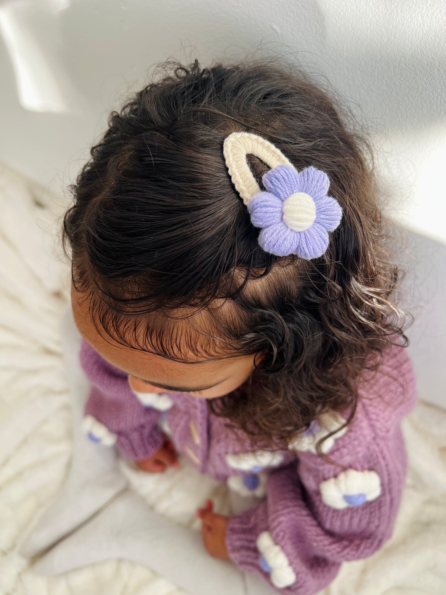 Handmade flower clip