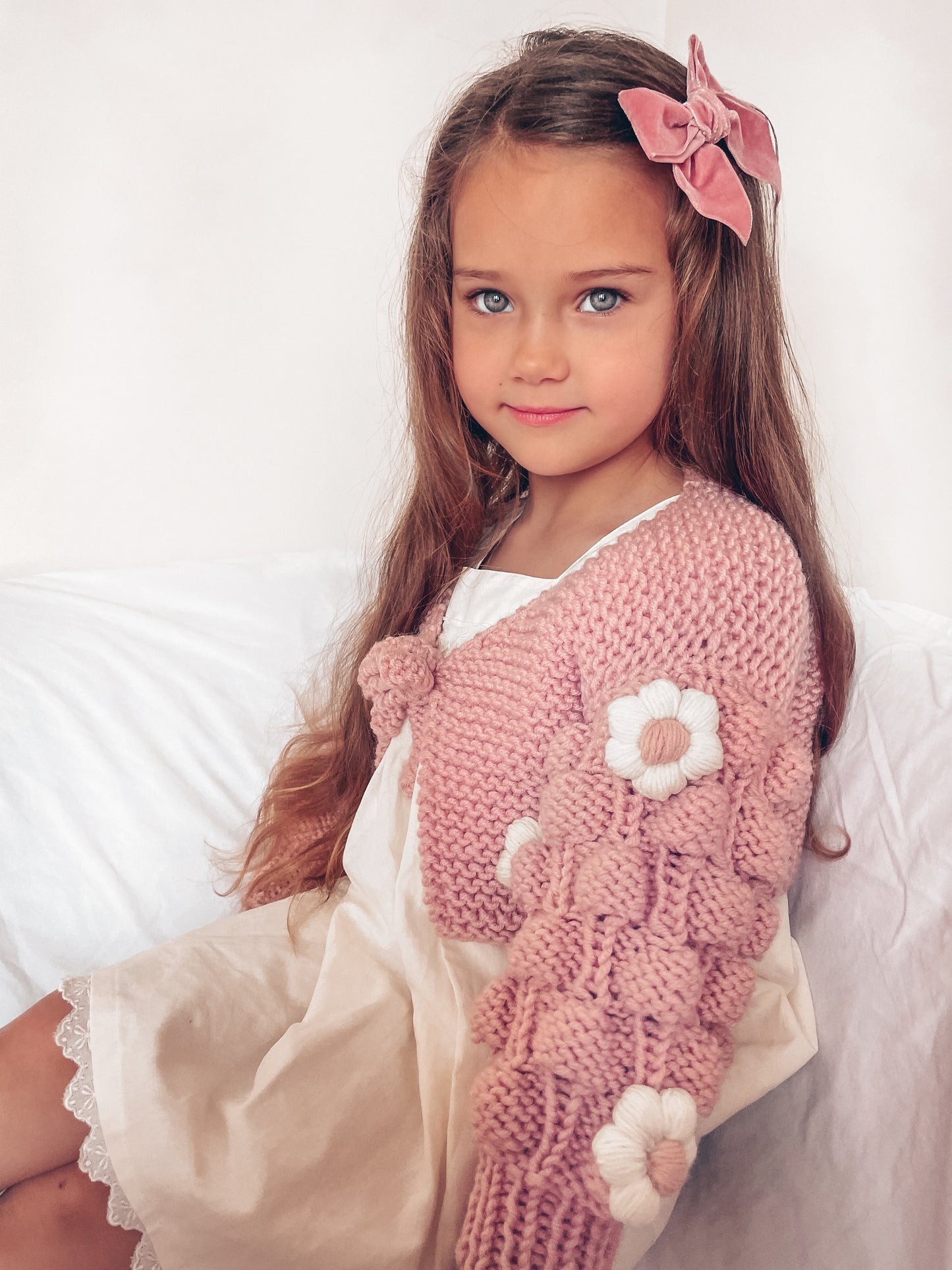 Handmade flower bolero