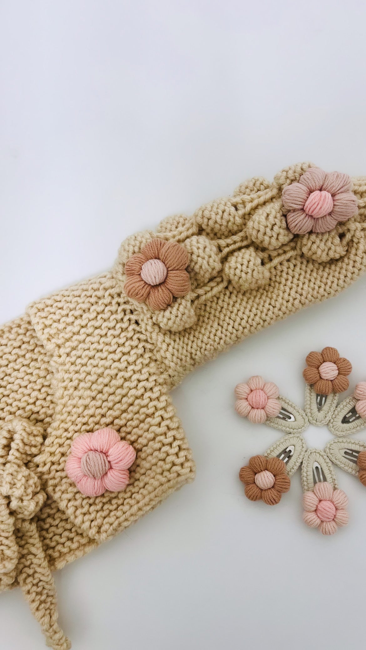Handmade flower bolero