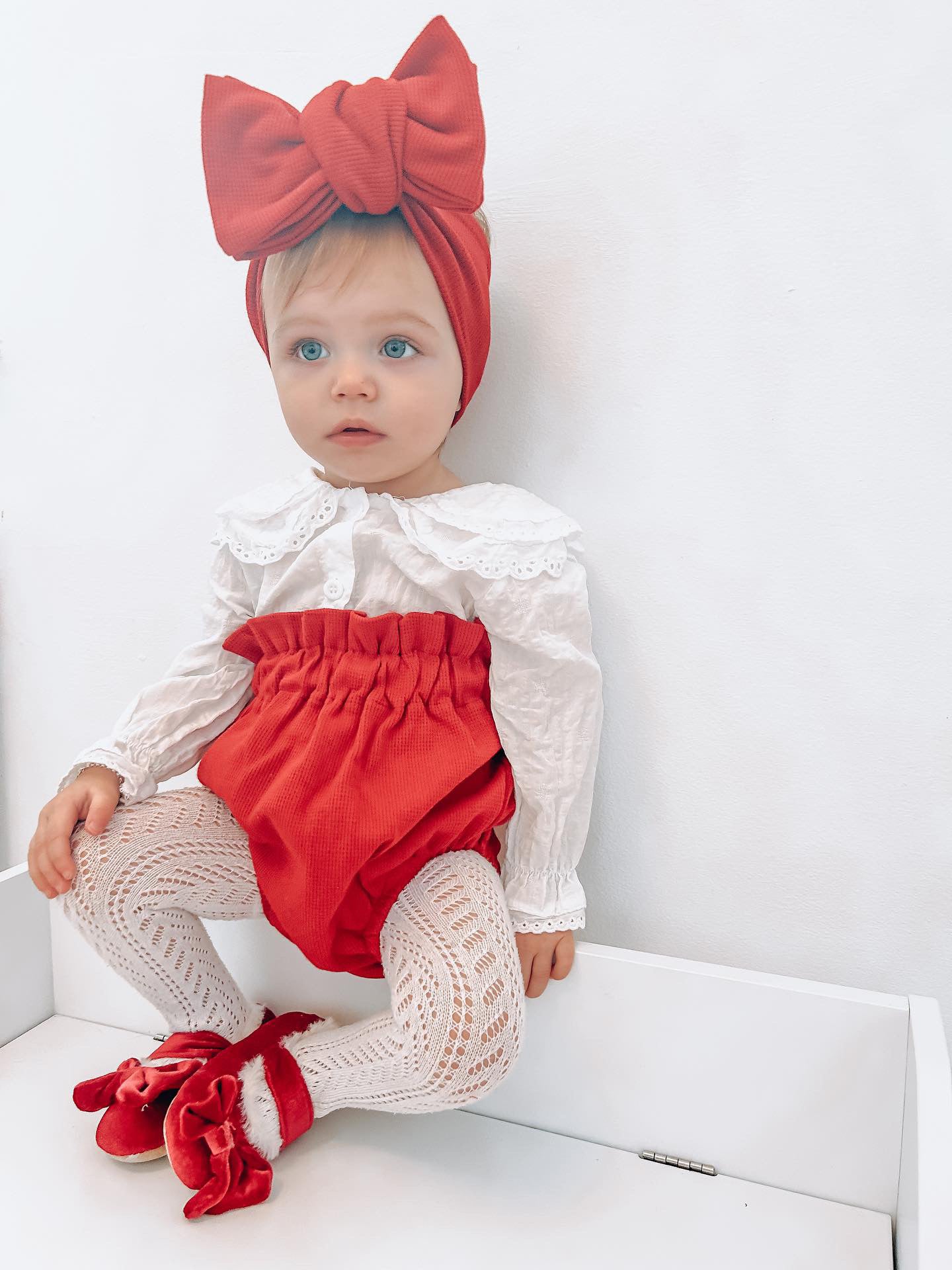 Santa baby Bonnie Christmas bloomers