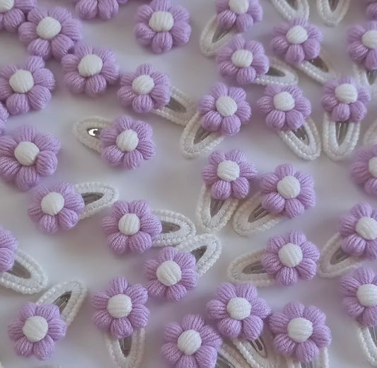 Handmade flower clip