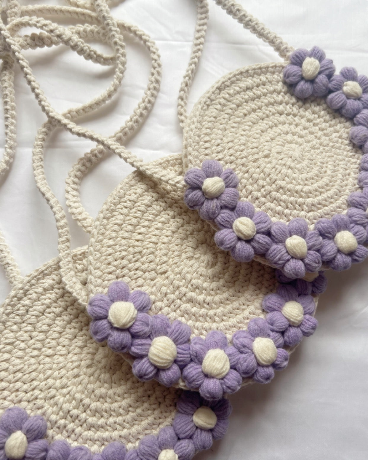 Handmade flower bags