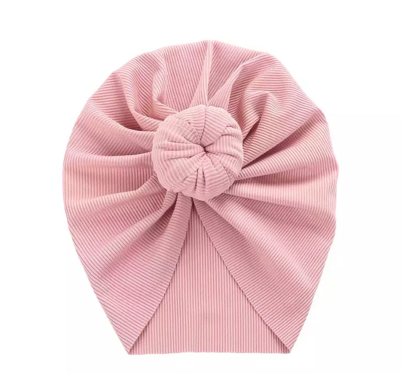 Ribbed donut turbans
