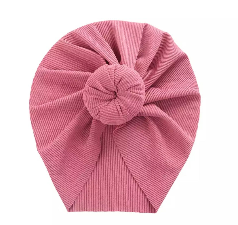 Ribbed donut turbans