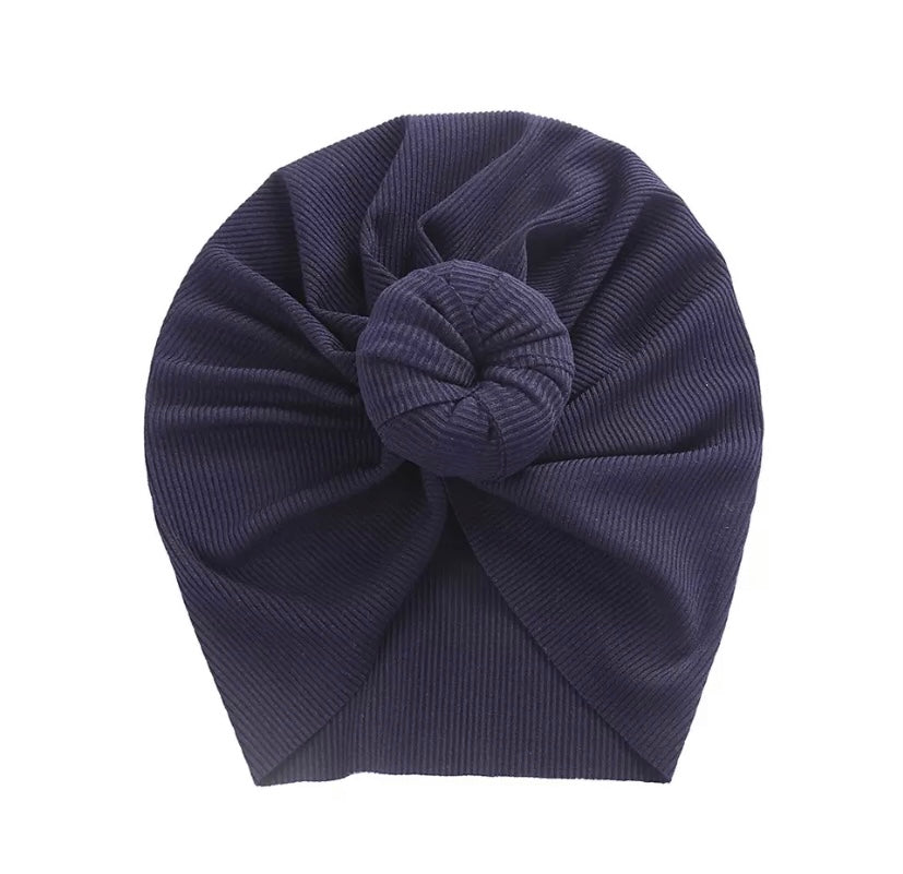 Ribbed donut turbans