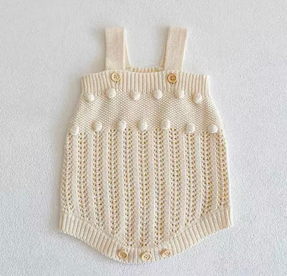 White Christmas knitted set
