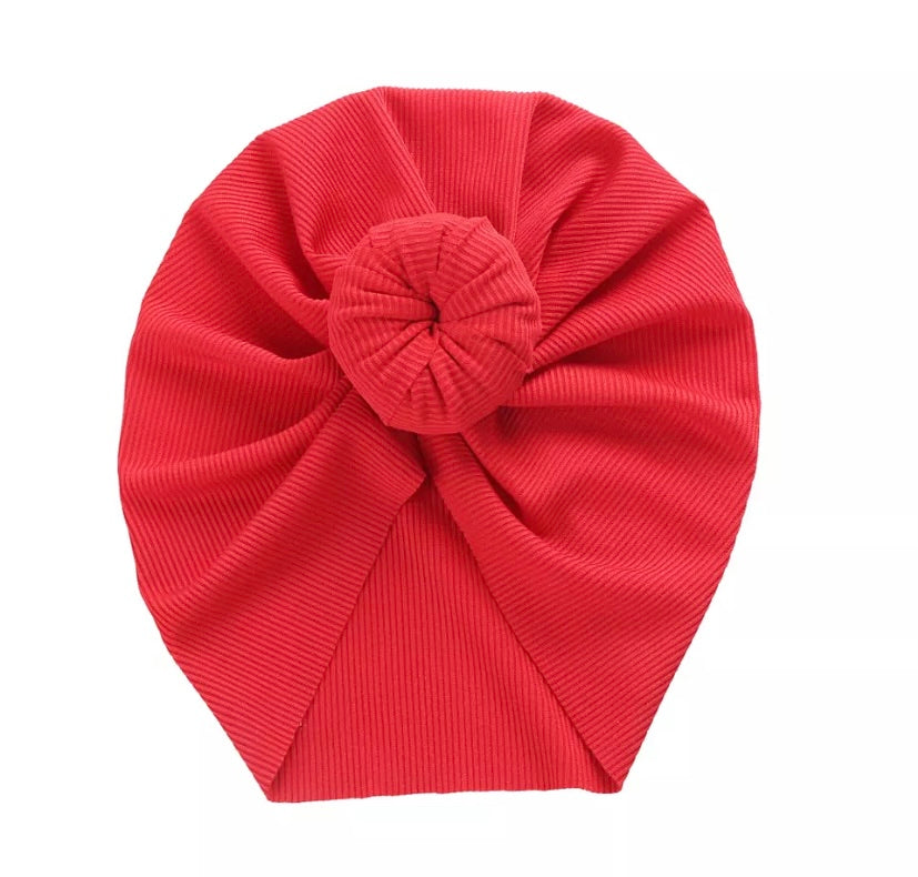 Ribbed donut turbans