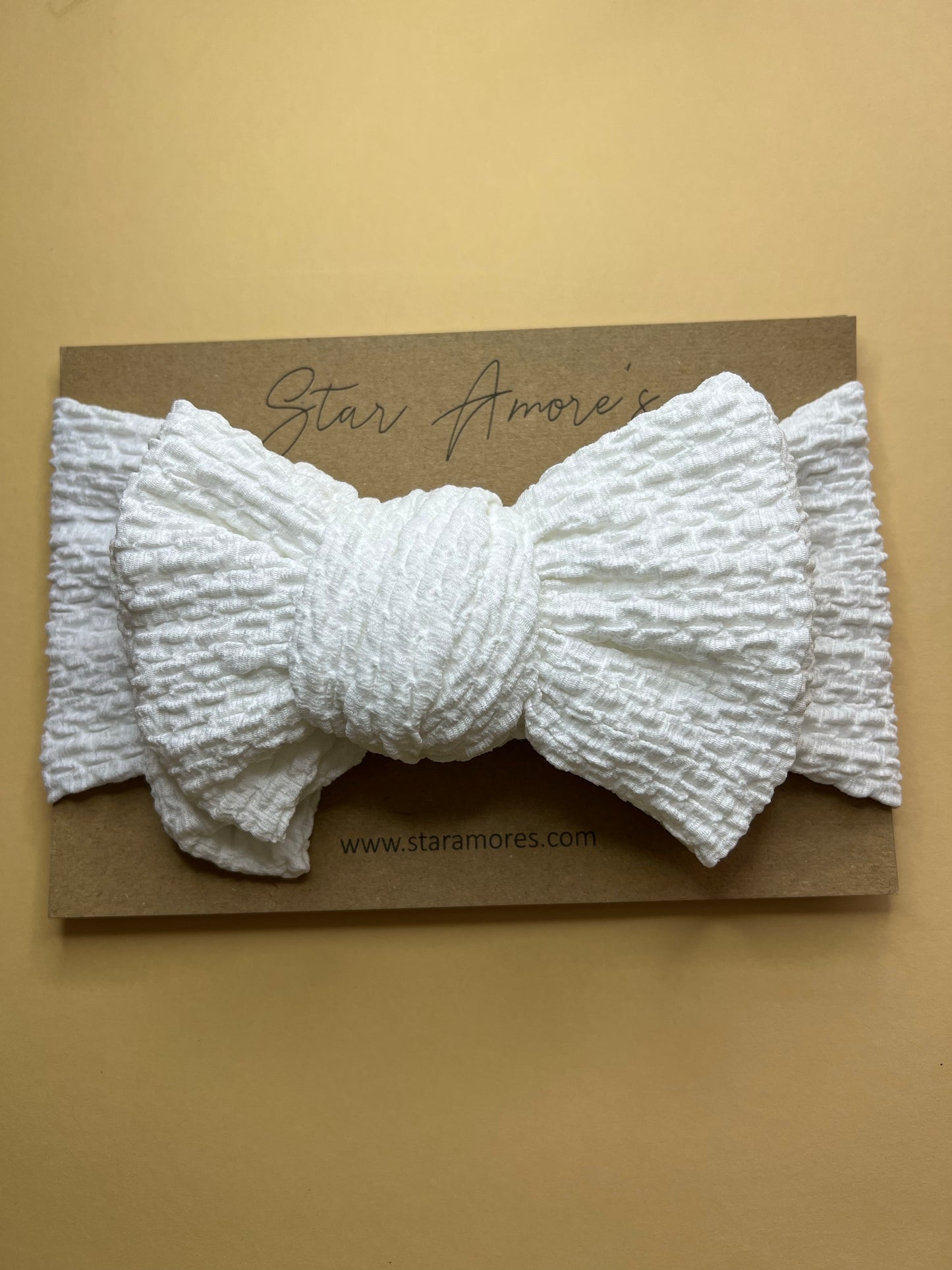 Snow chunky top knot