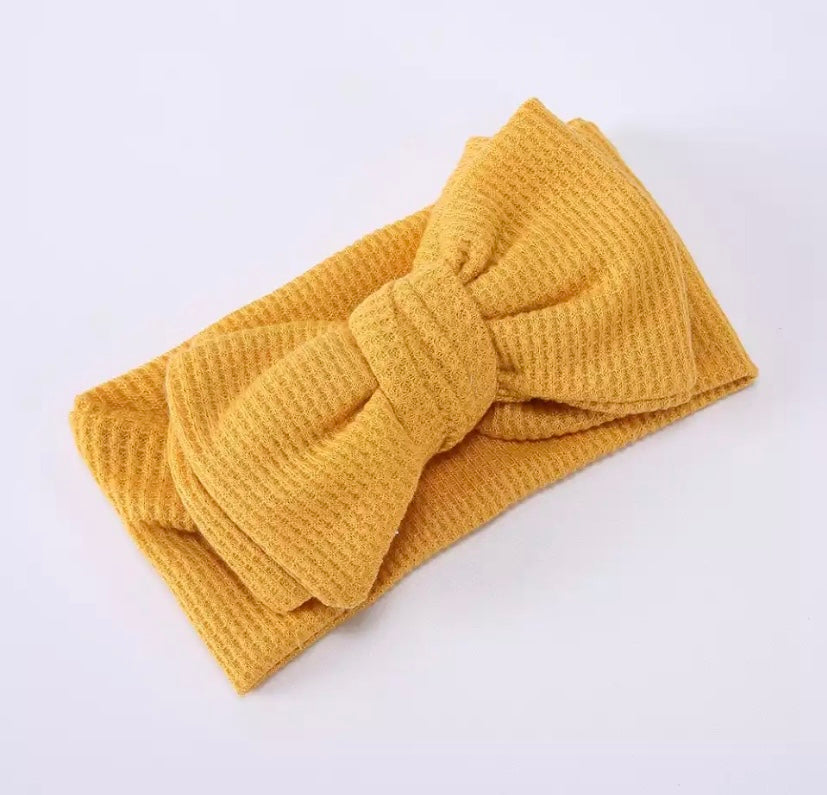 Waffle chunky top knots