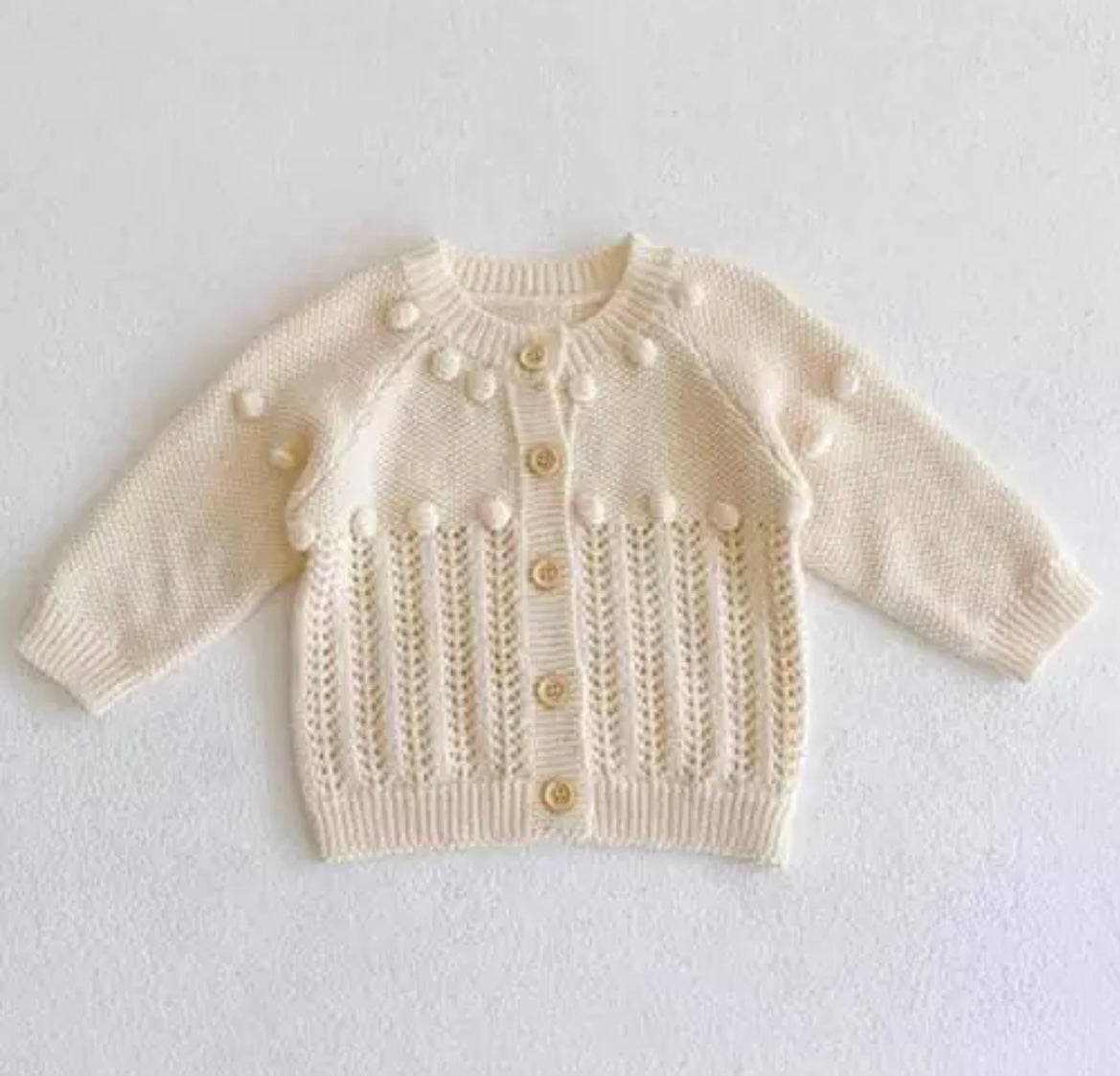 White Christmas knitted set