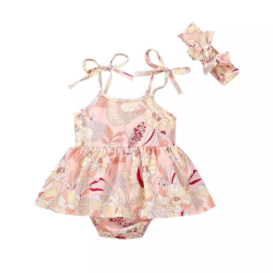 The ‘Saffron’ romper dress