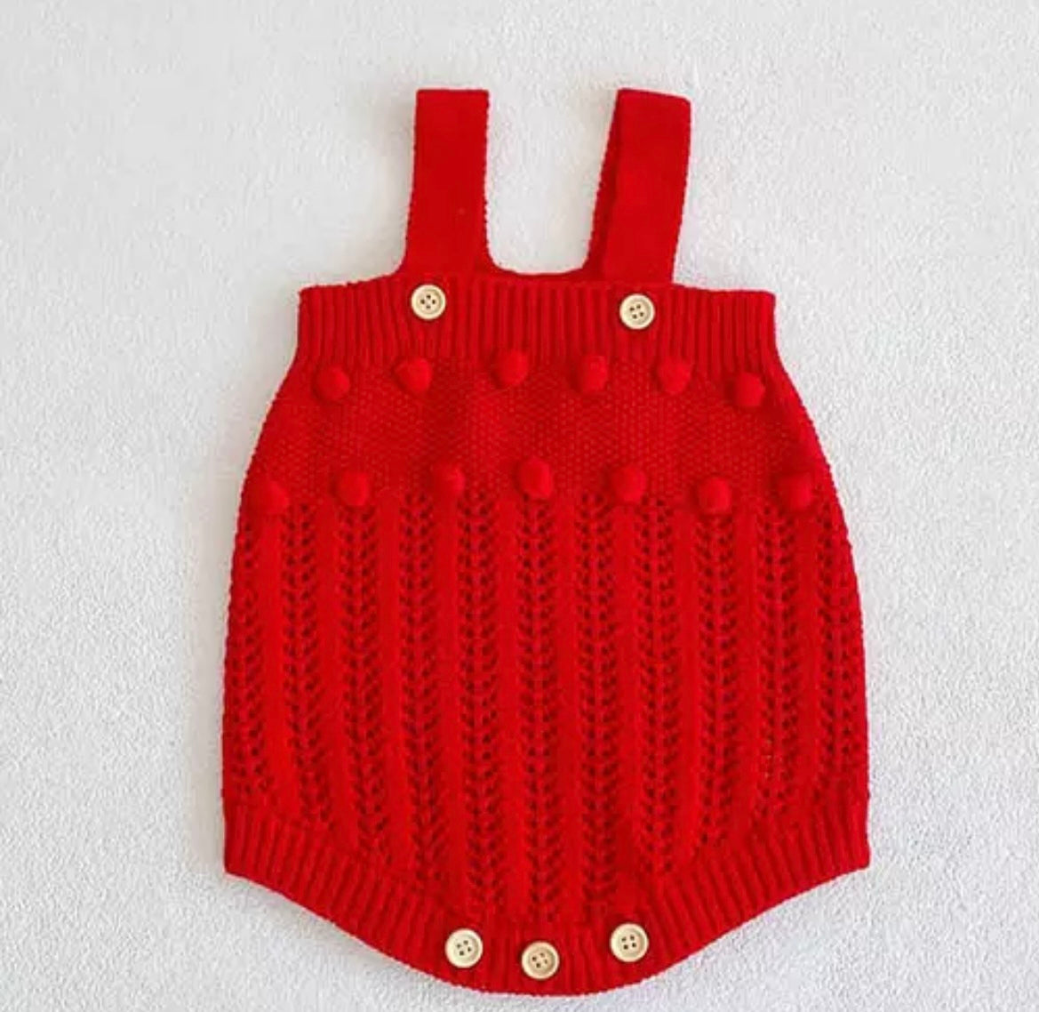 Santa baby knitted set