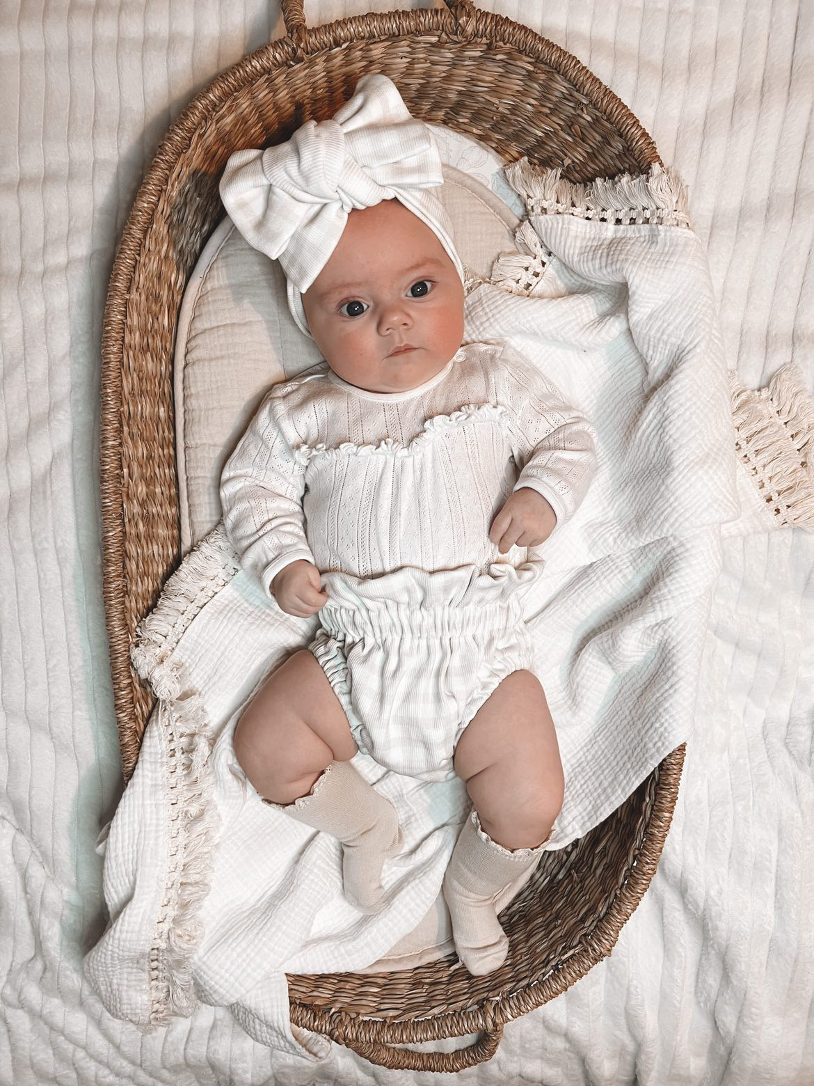 Nude Vienna gingham bloomers