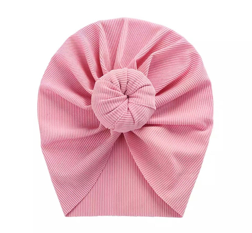 Ribbed donut turbans