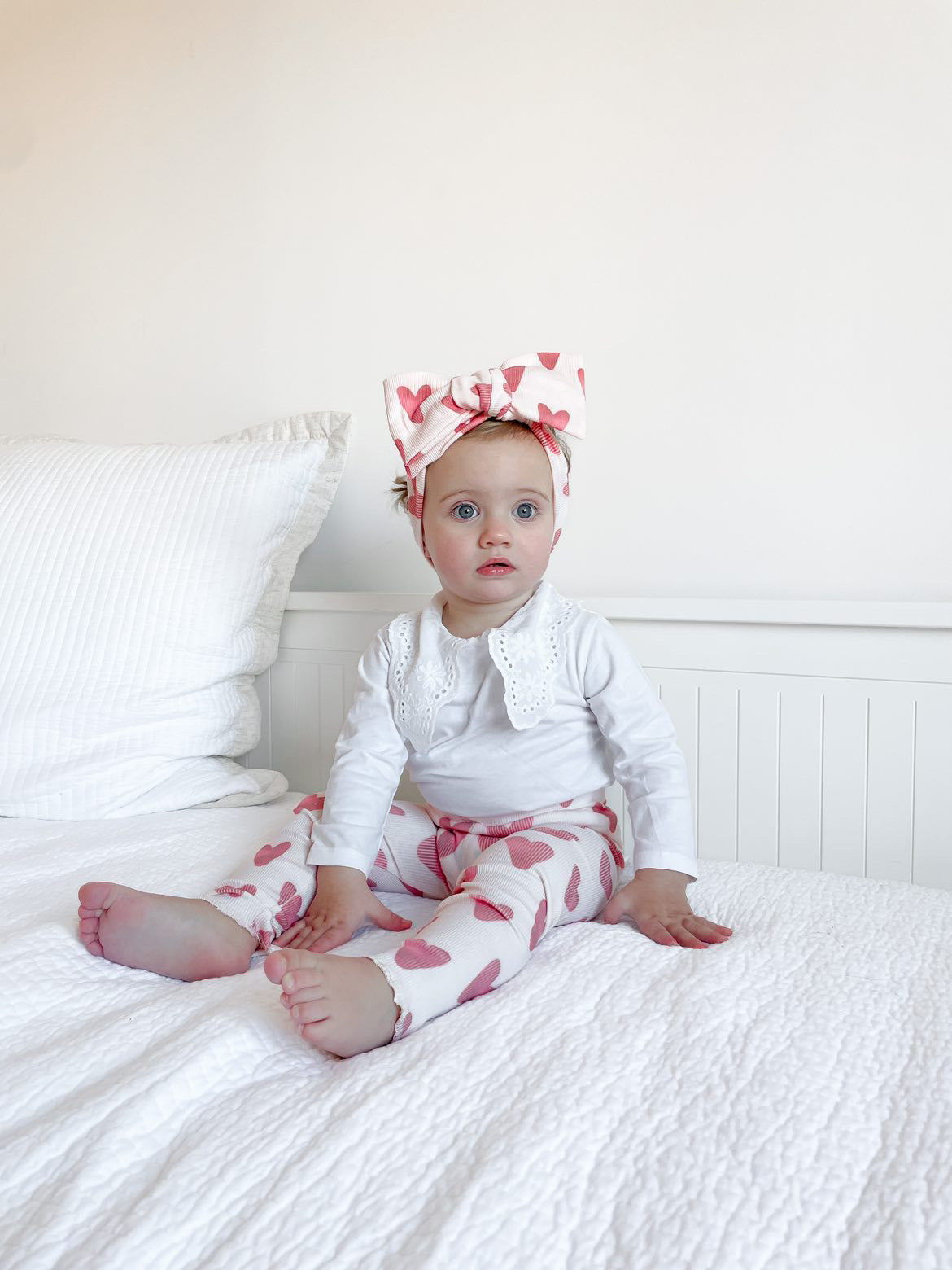 Handmade Love heart leggings
