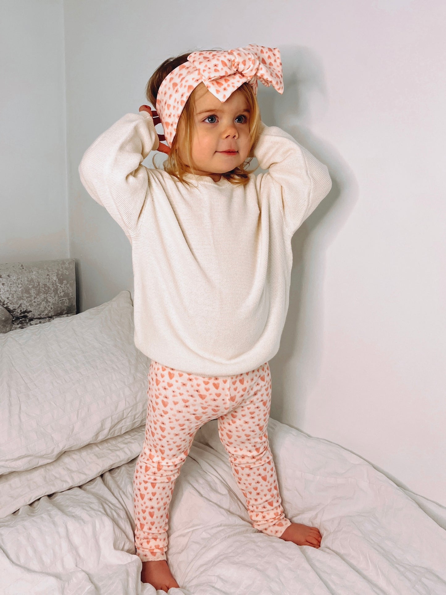 Handmade Valentine leggings