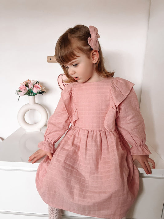 The Charlotte dress in blush
