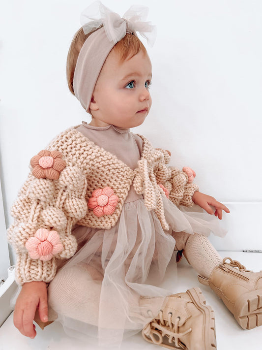 Handmade flower bolero