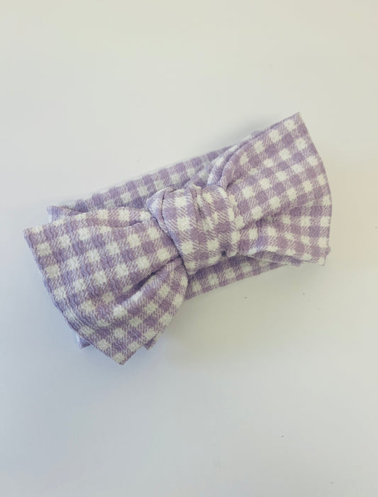 Lilac gingham