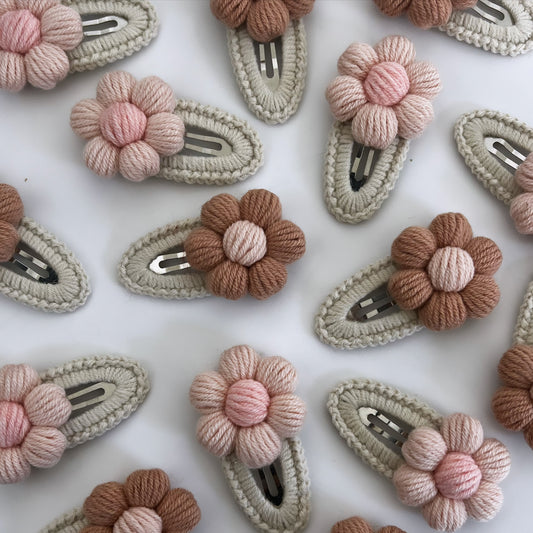 Handmade flower clip