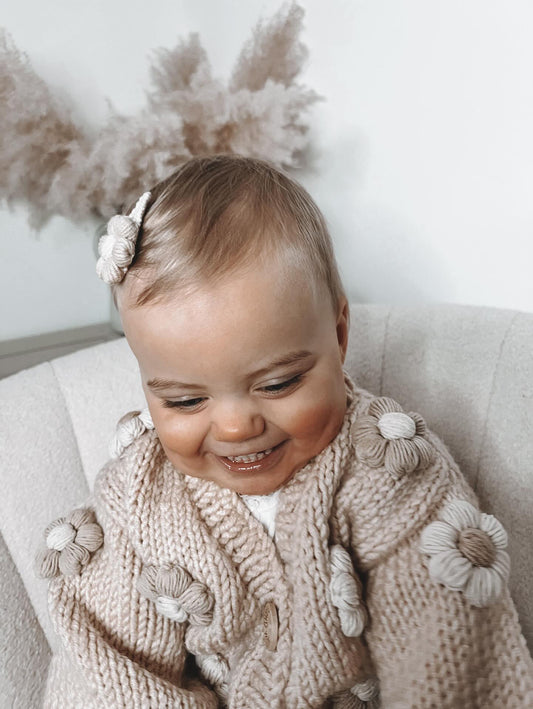 Handmade flower clip