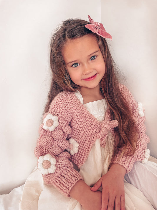 Handmade flower bolero