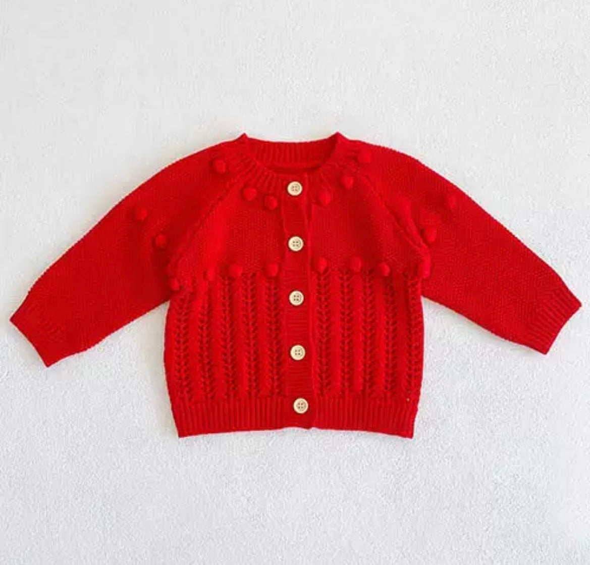 Santa baby knitted set