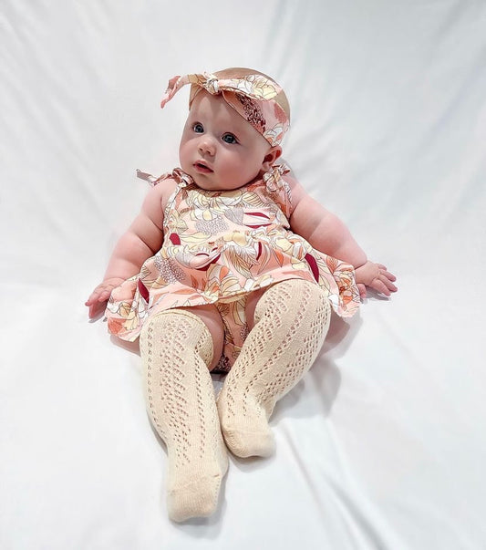 The ‘Saffron’ romper dress
