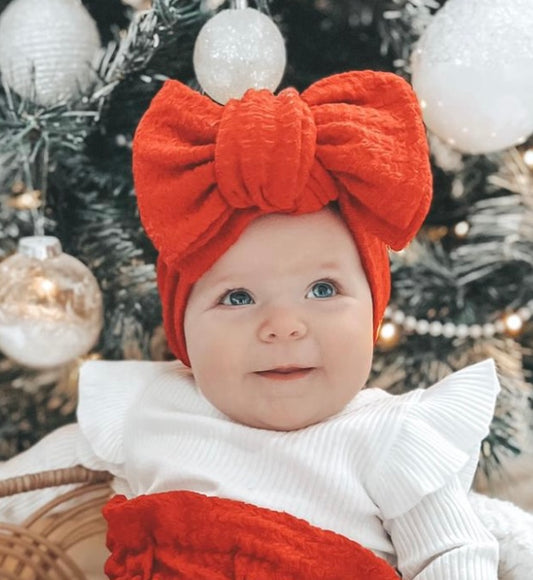 Santa baby chunky top knot